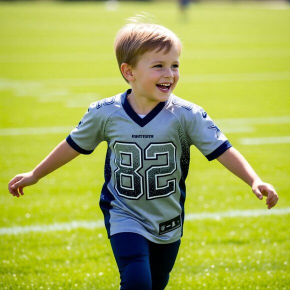 Reebok NFL Dallas Cowboys Jason Witten 82 Youth Jersey Small S Polyester - Picture 2 of 12